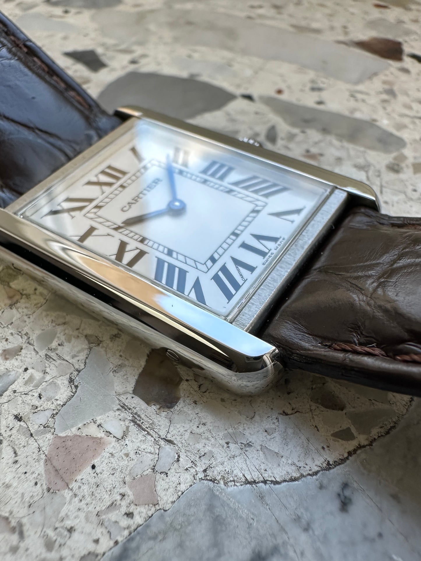 Cartier Tank Solo 3169 (Cartier Garantie 04.2028) WSTA0028 - Box & Papers