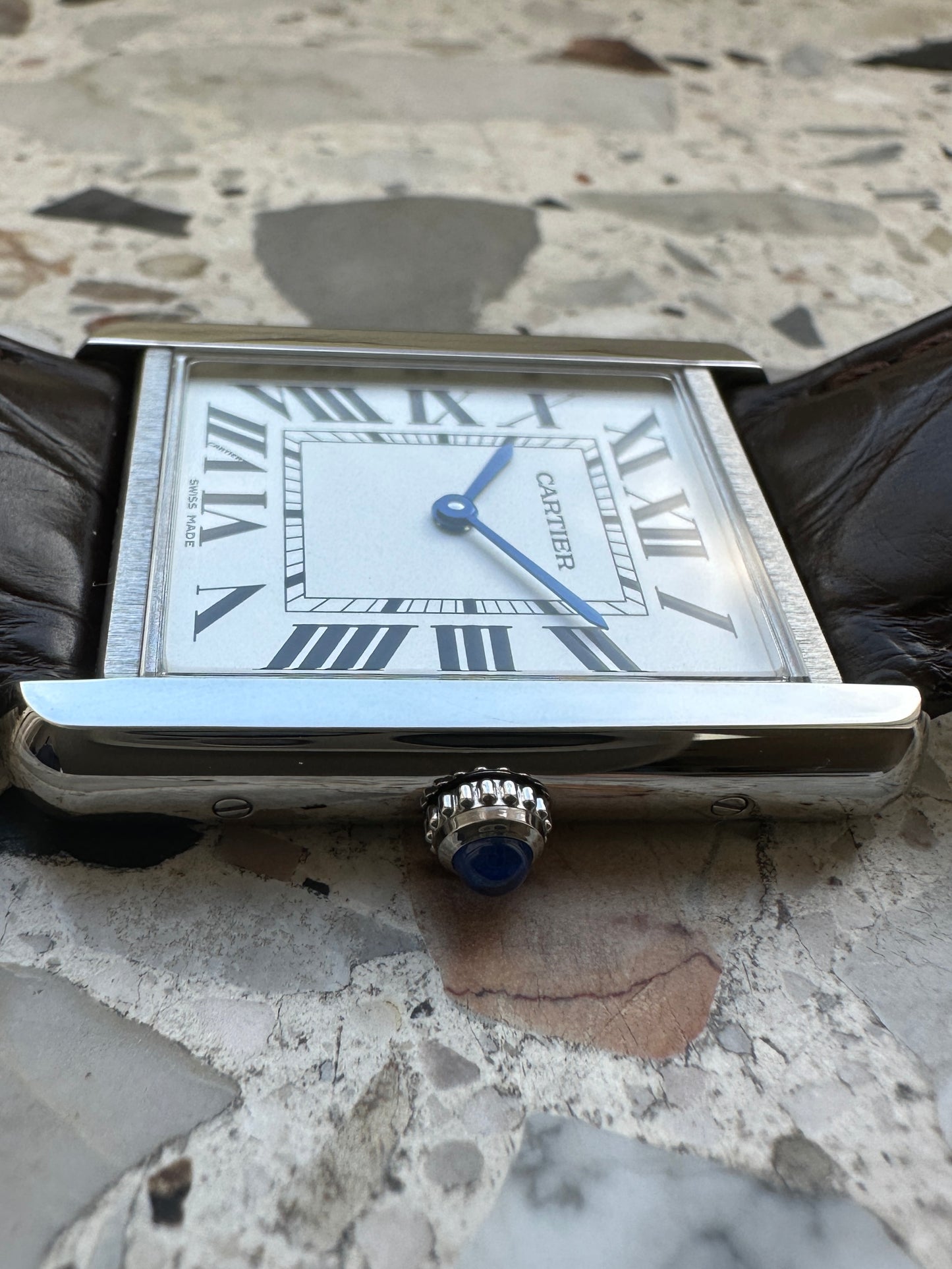 Cartier Tank Solo 3169 (Cartier Garantie 04.2028) WSTA0028 - Box & Papers