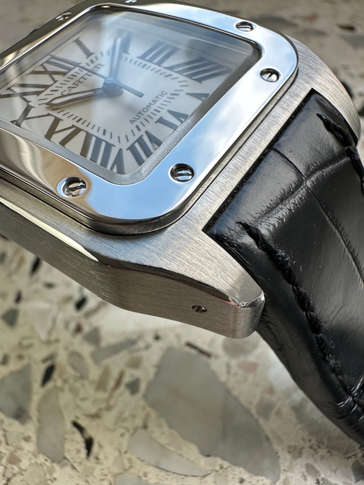 Cartier Santos 100 (Box & Paper 2017) W20106X8