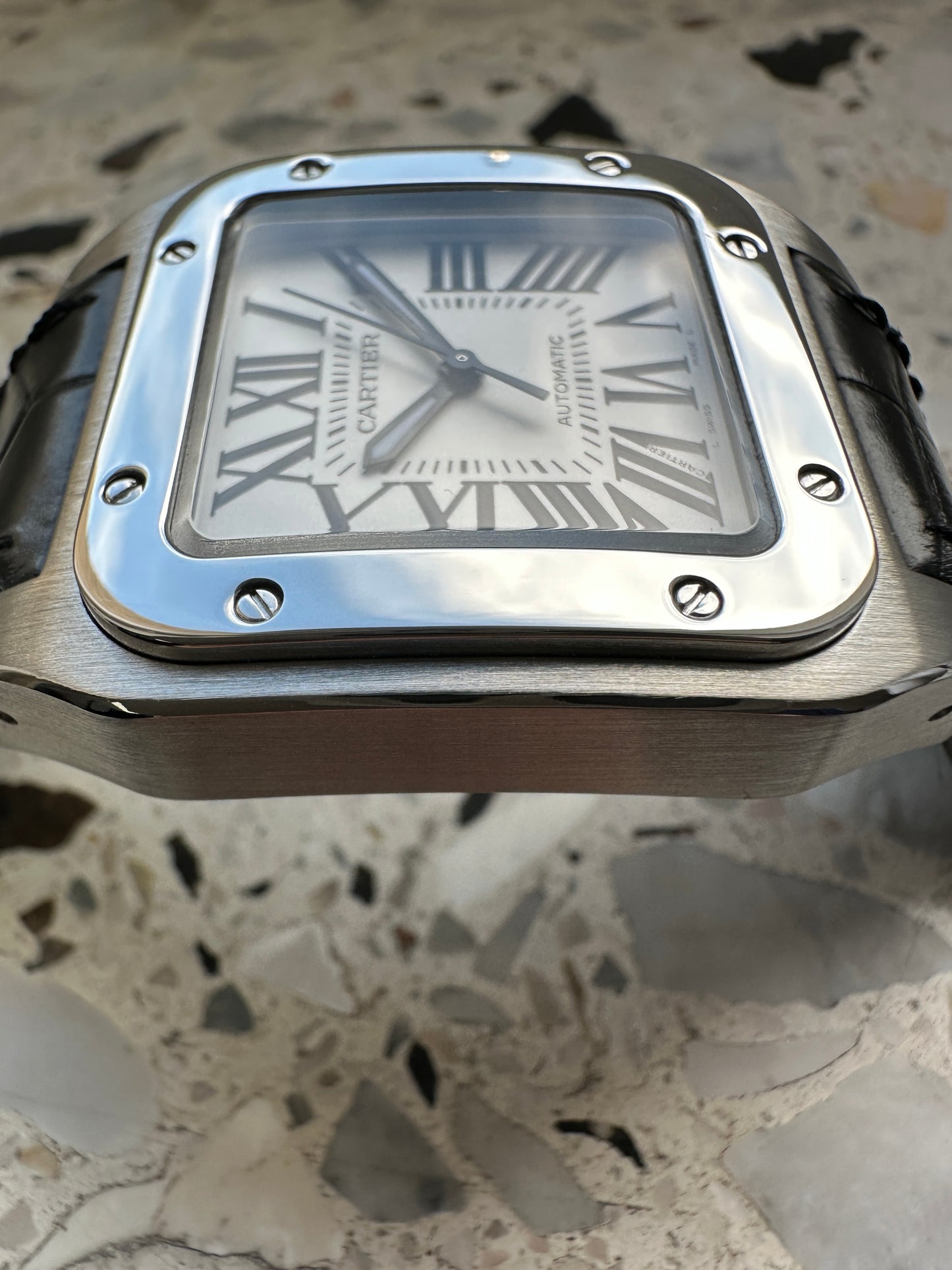 Cartier Santos 100 (Box & Paper 2017) W20106X8