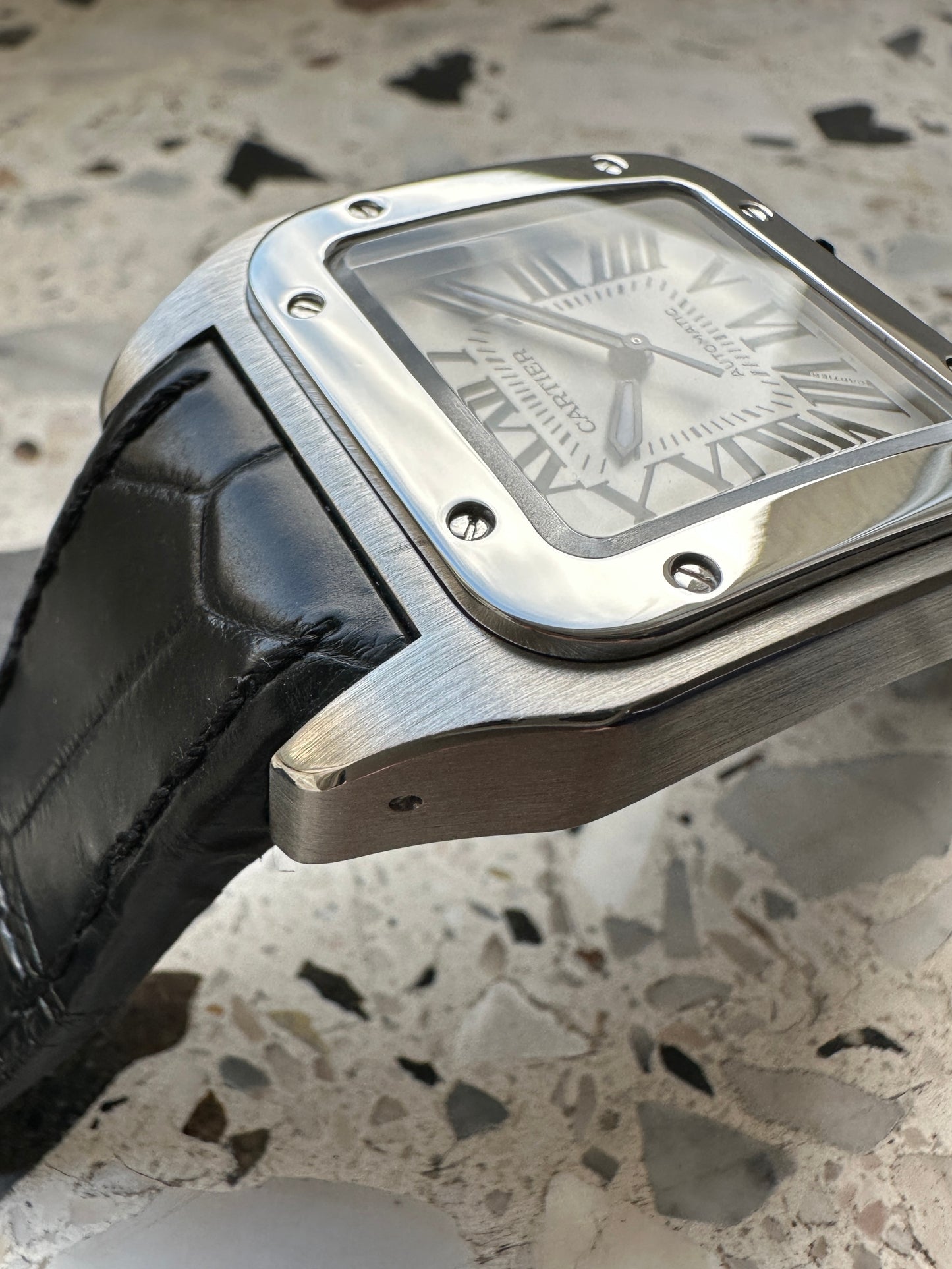 Cartier Santos 100 (Box & Paper 2017) W20106X8