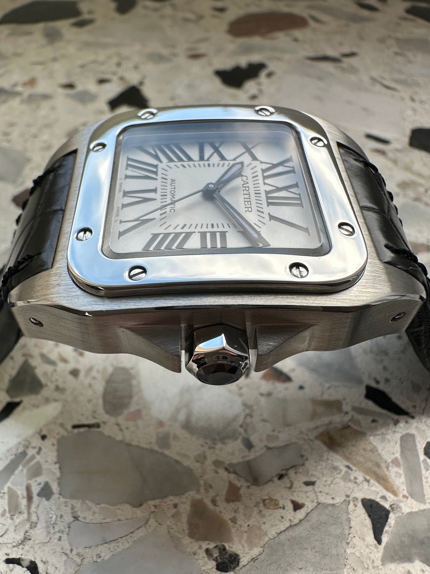 Cartier Santos 100 (Box & Paper 2017) W20106X8