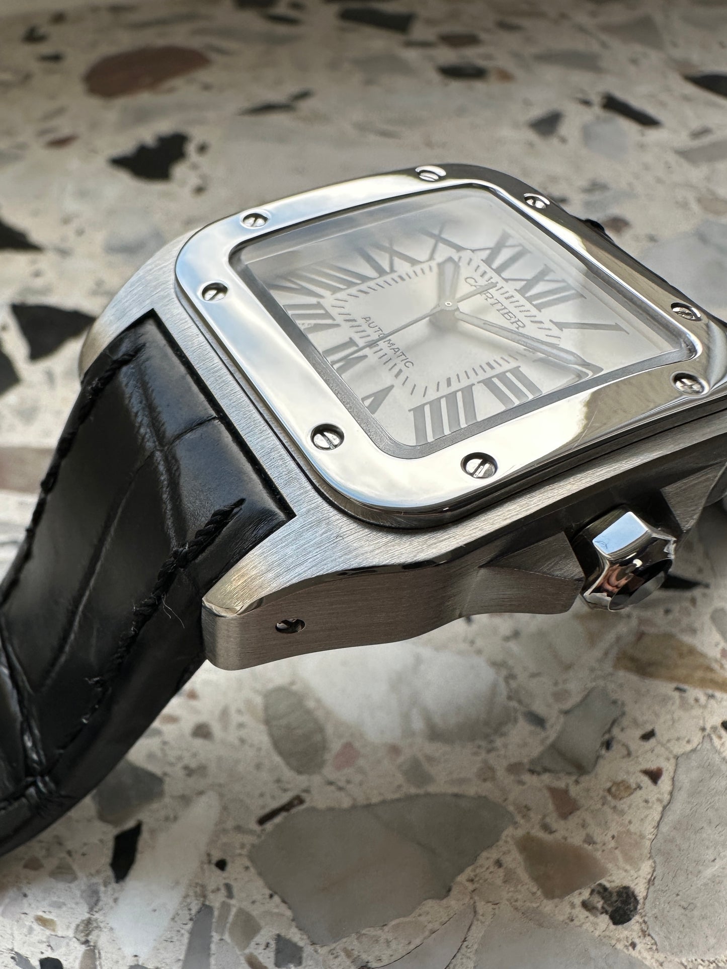 Cartier Santos 100 (Box & Paper 2017) W20106X8