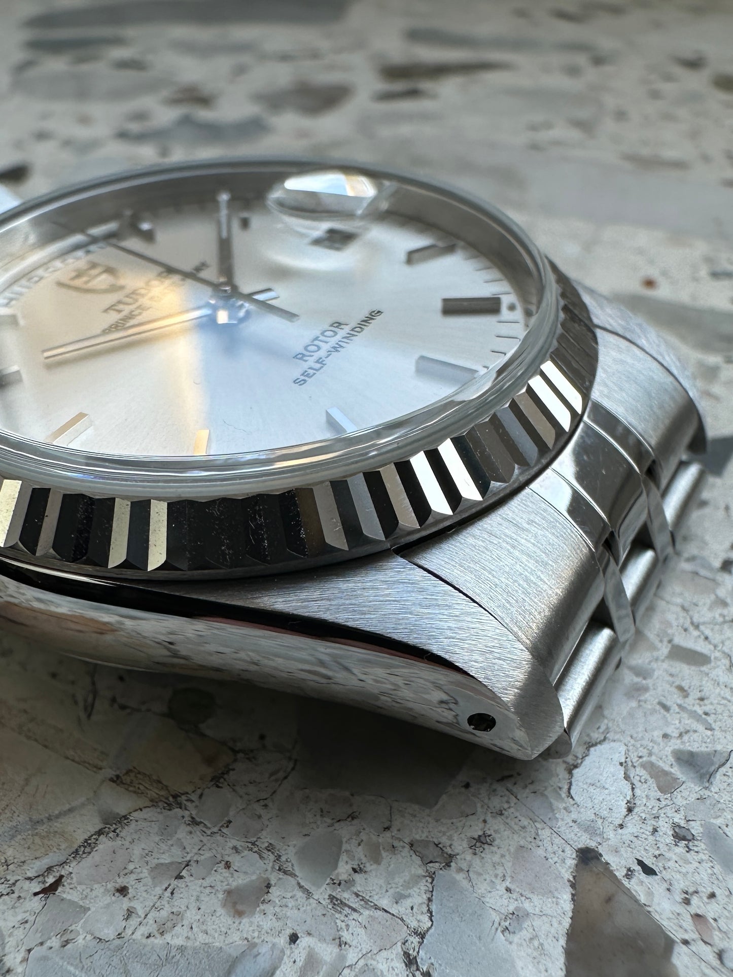 Tudor Prince Date Day 76214 (Full Set) - sunburst dial