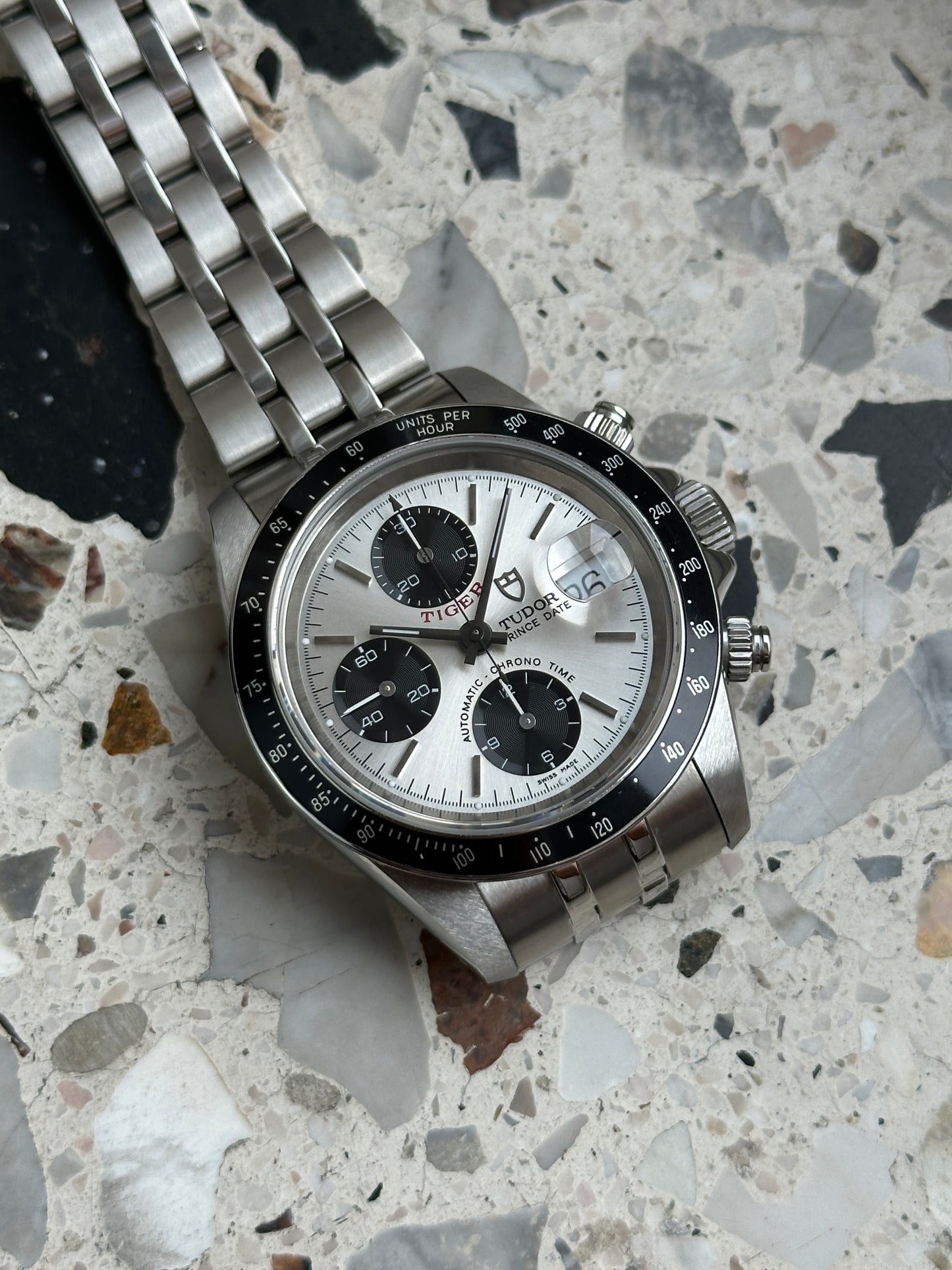 Tudor Prince Date 79260 (Tiger - Chronograph) Panda Dial