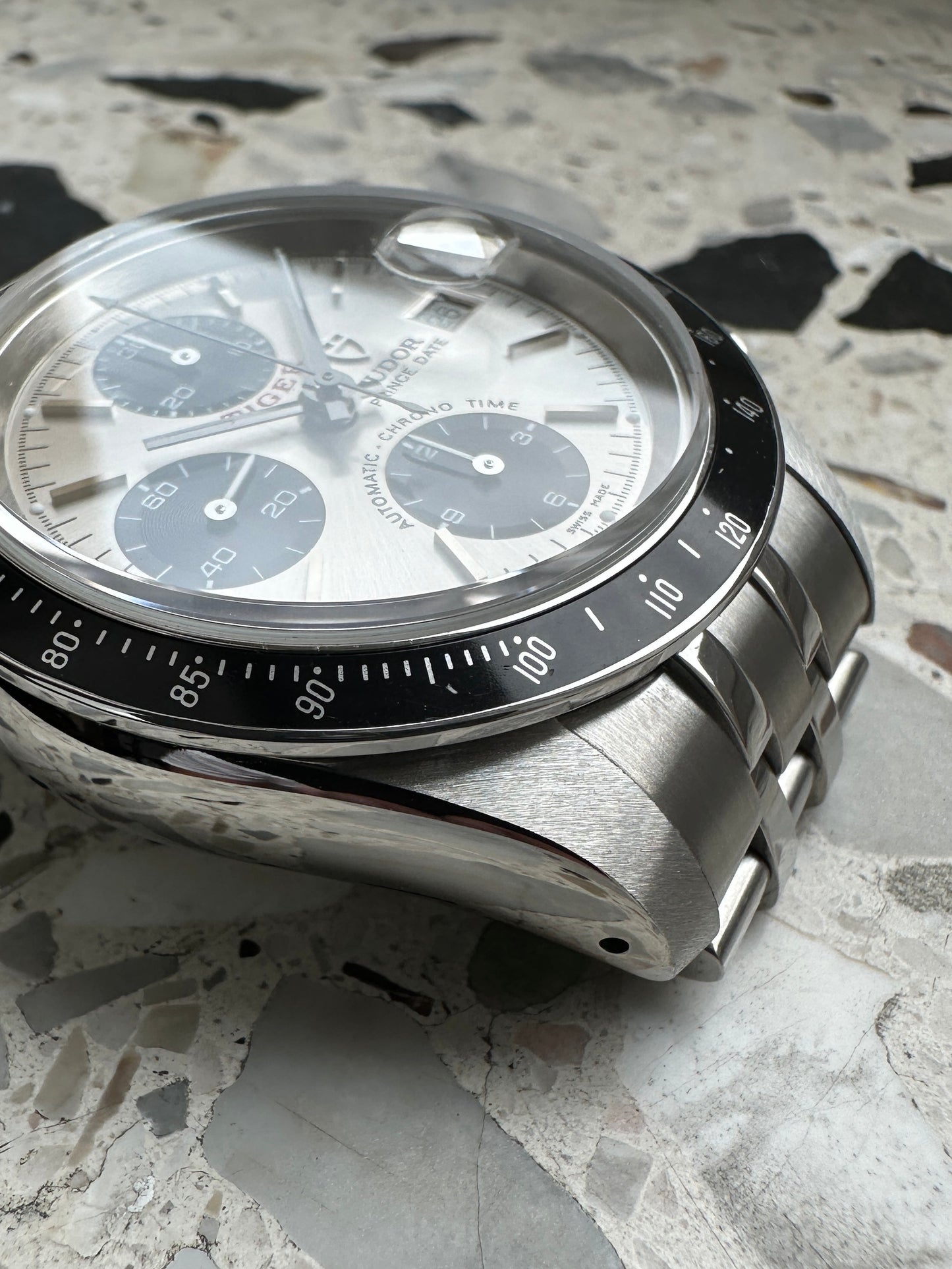 Tudor Prince Date 79260 (Tiger - Chronograph) Panda Dial
