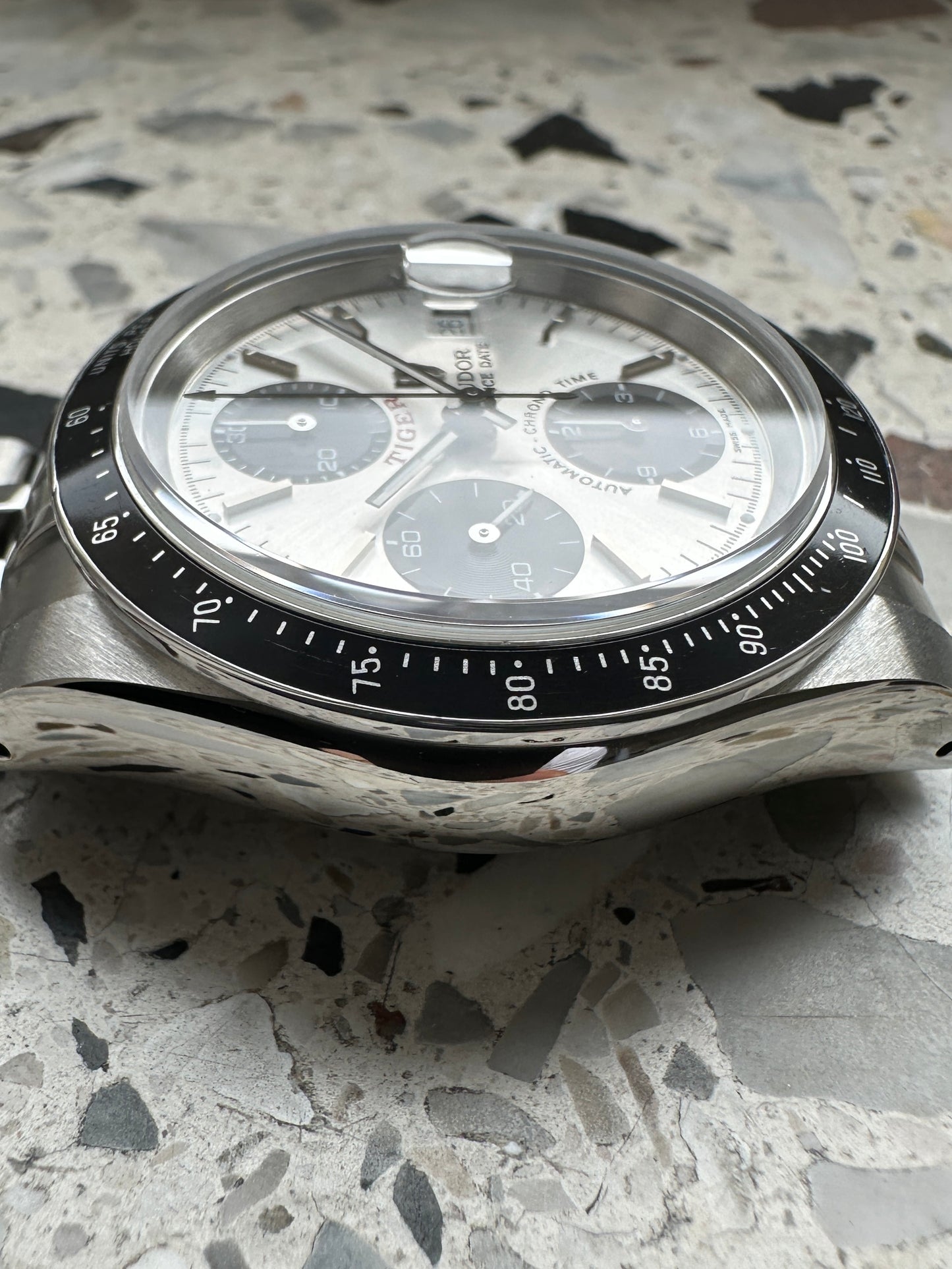 Tudor Prince Date 79260 (Tiger - Chronograph) Panda Dial