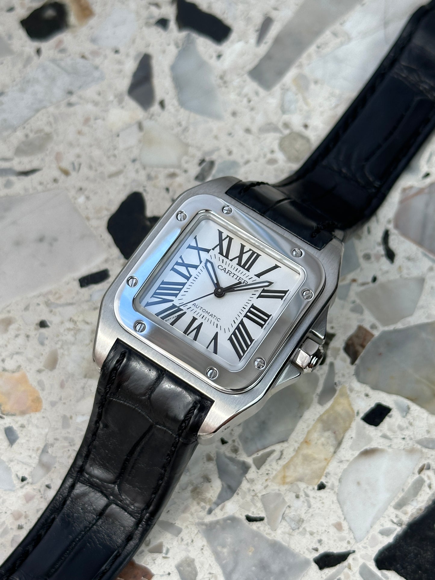 Cartier Santos 100 (W20126X8) Box & Paper - 2878