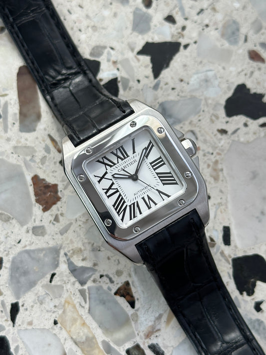 Cartier Santos 100 (W20126X8) Box & Paper - 2878