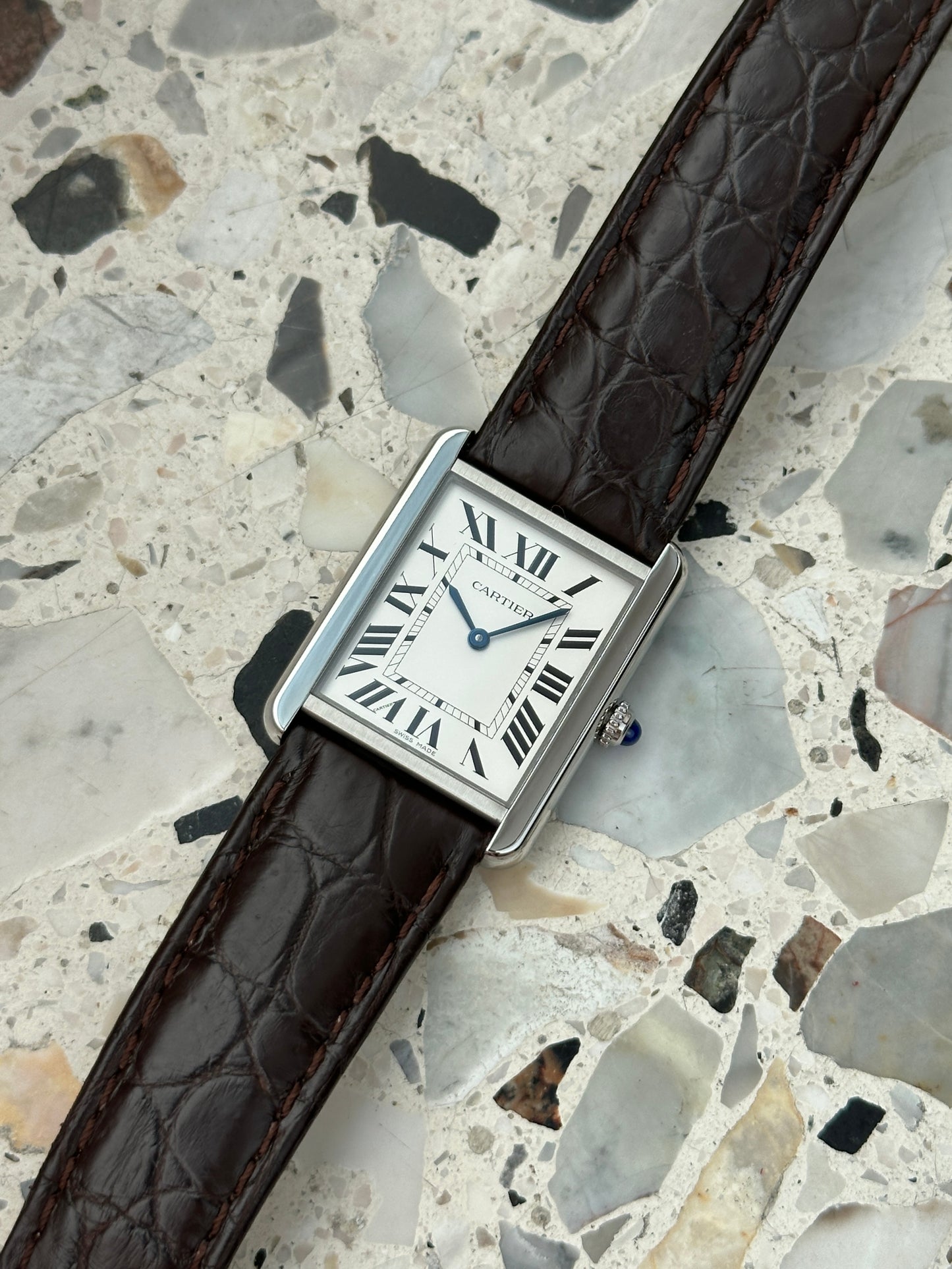 Cartier Tank Solo 3169 (Cartier Garantie 01.2029) WSTA0028 - Box & Papers
