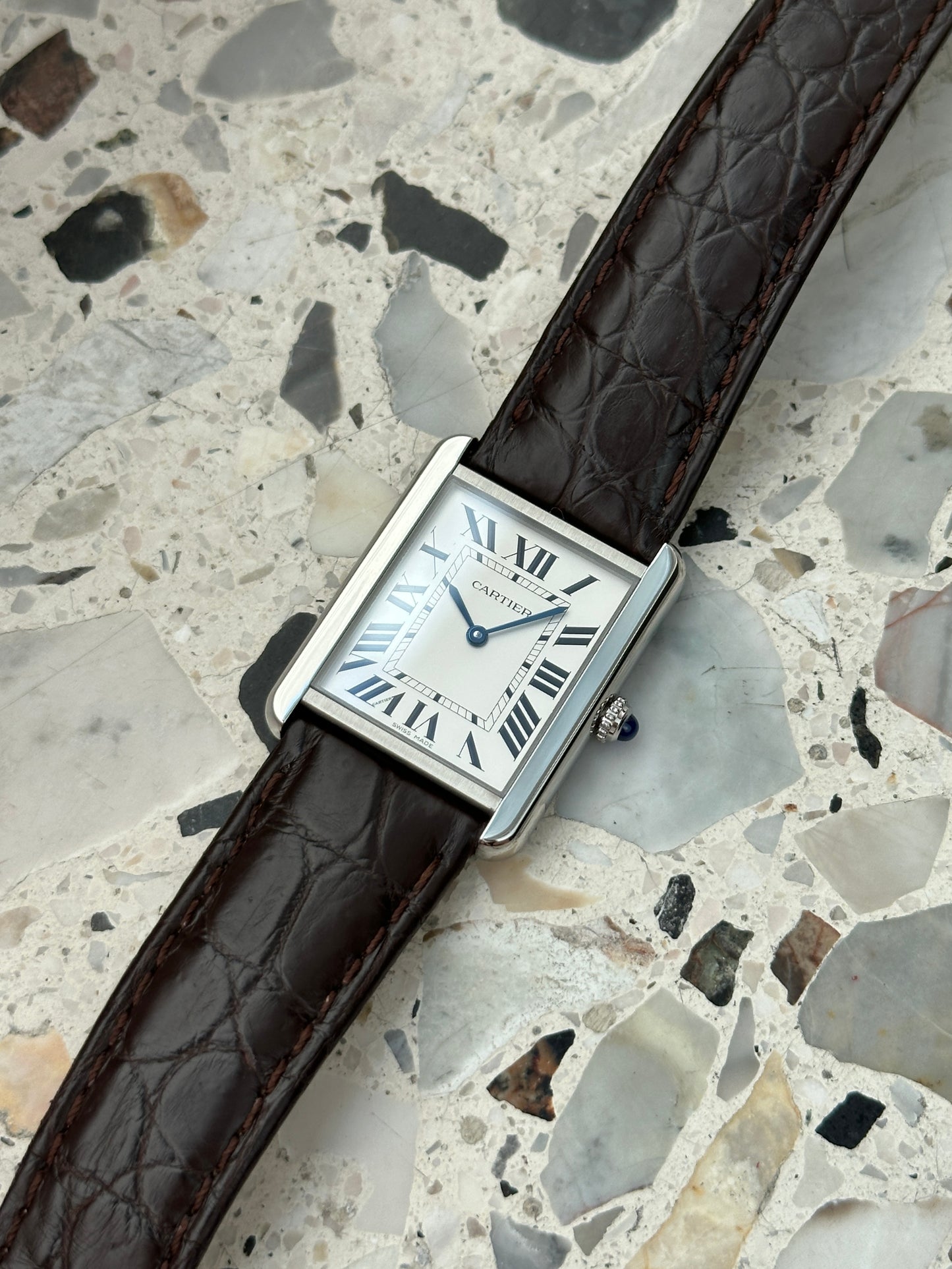 Cartier Tank Solo 3169 (Cartier Garantie 01.2029) WSTA0028 - Box & Papers