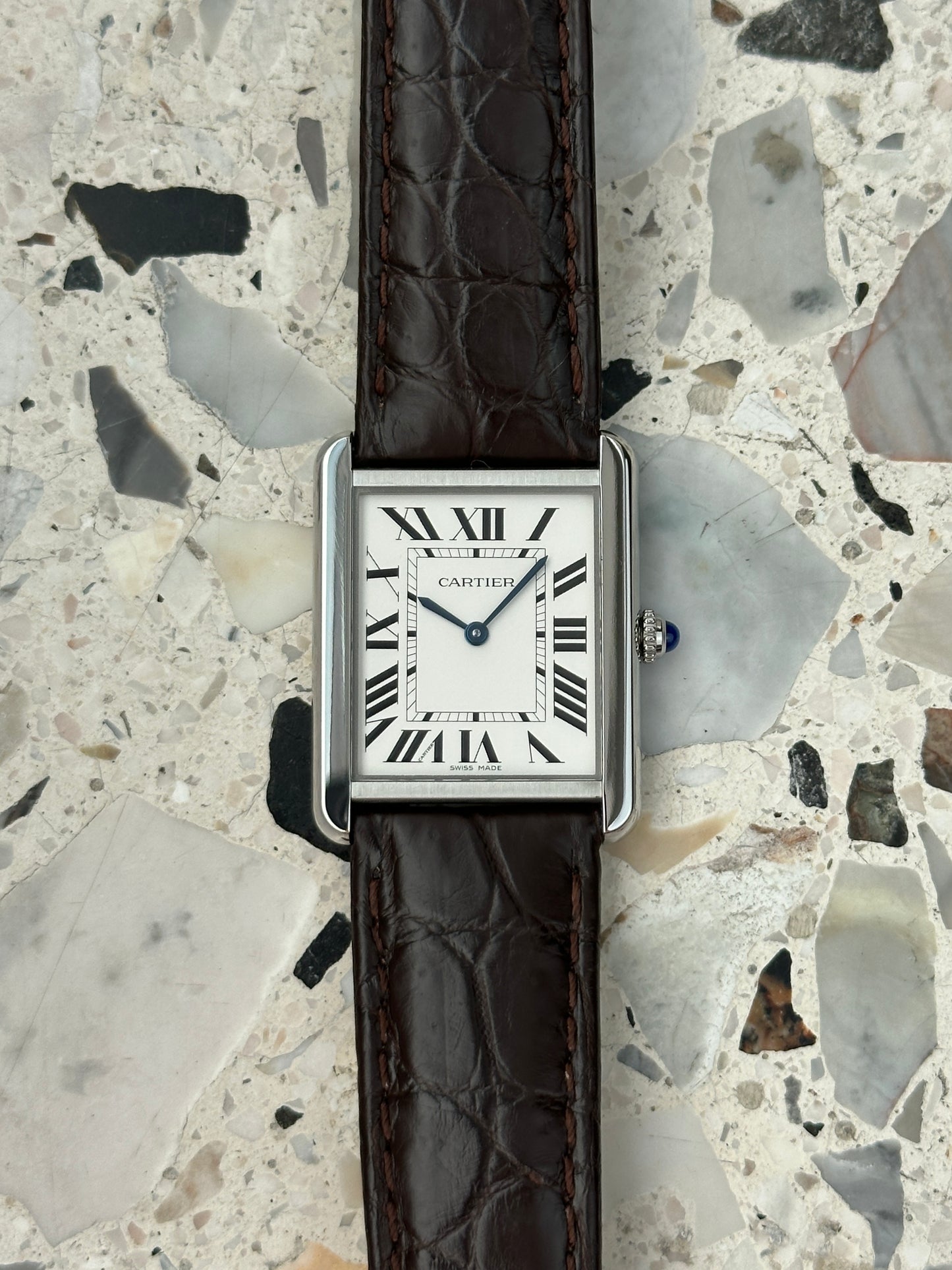 Cartier Tank Solo 3169 (Cartier Garantie 01.2029) WSTA0028 - Box & Papers