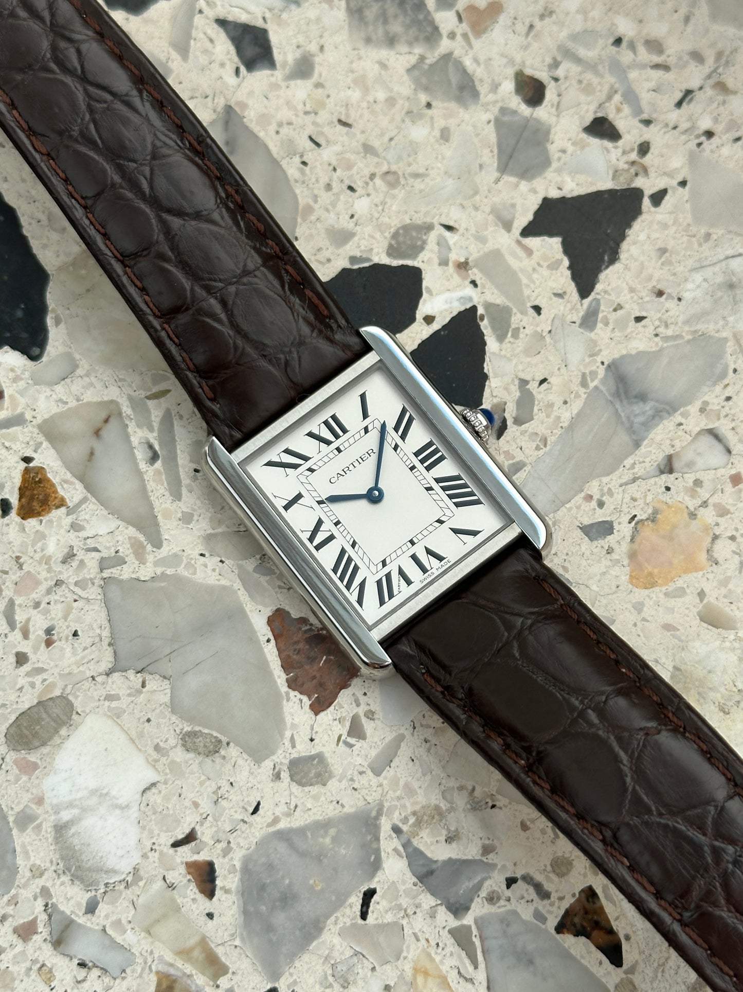 Cartier Tank Solo 3169 (Cartier Garantie 01.2029) WSTA0028 - Box & Papers