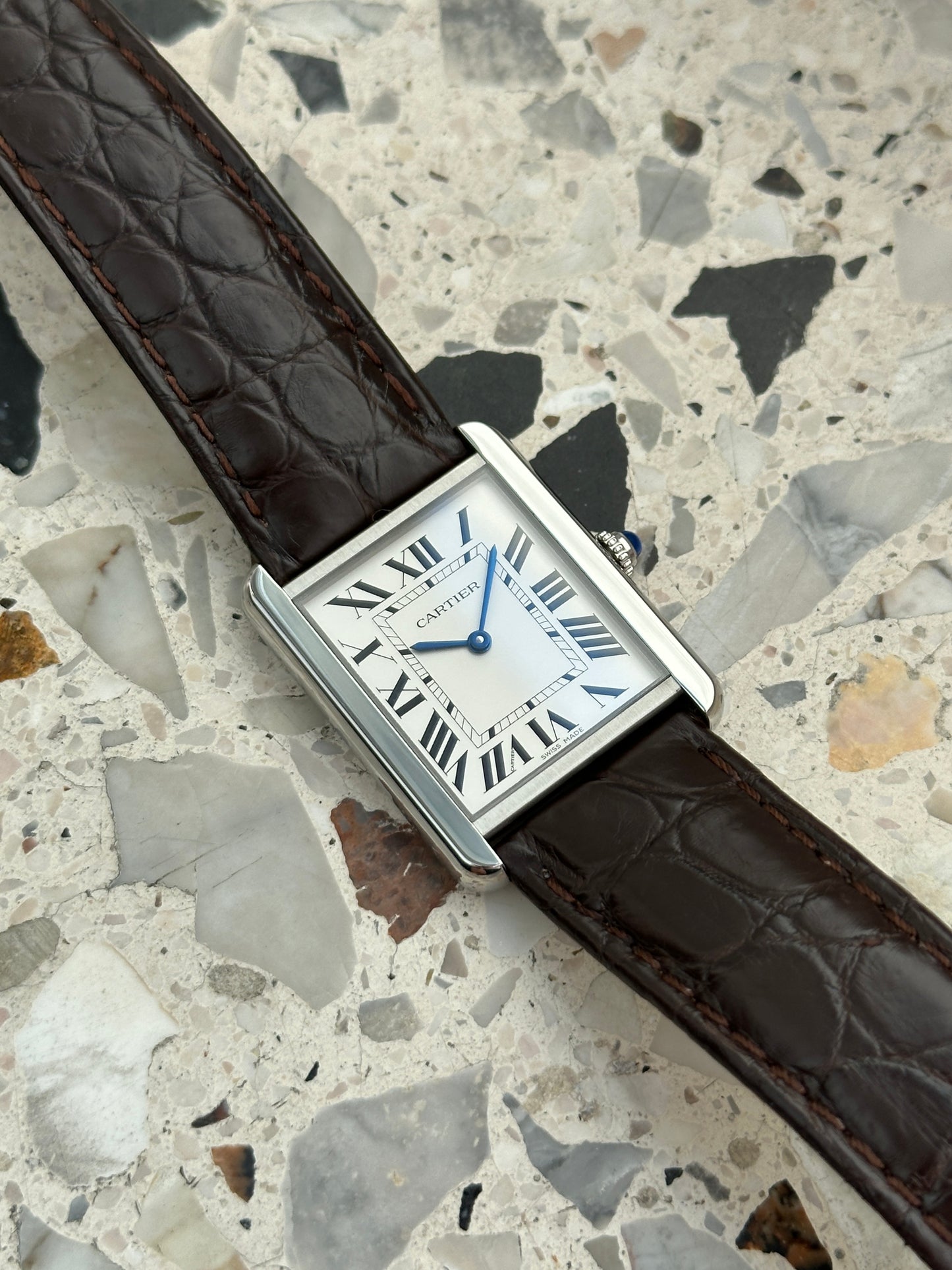 Cartier Tank Solo 3169 (Cartier Garantie 01.2029) WSTA0028 - Box & Papers