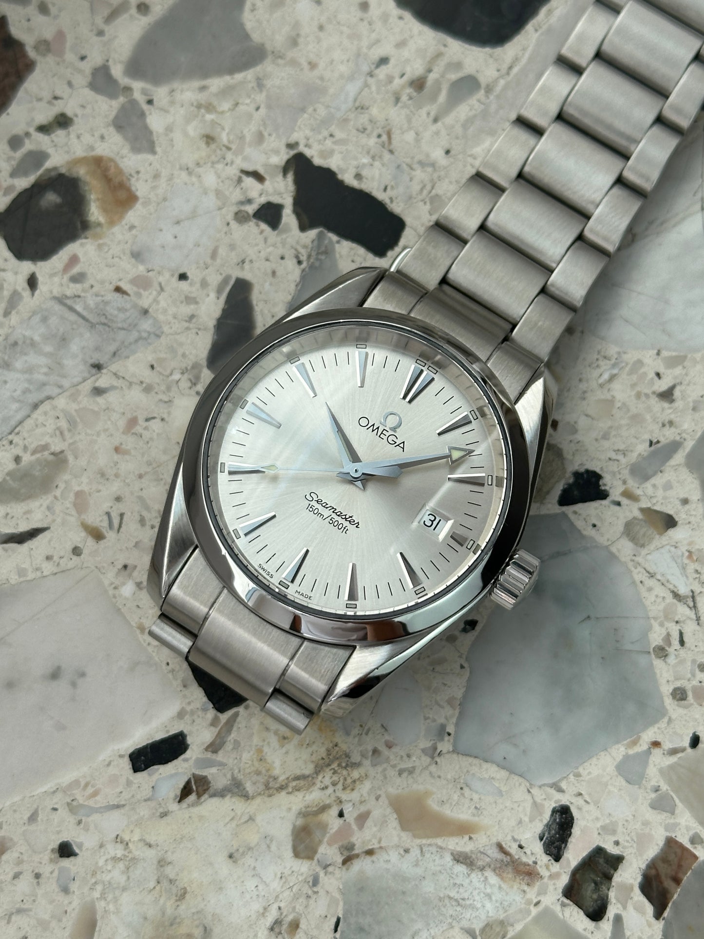 Omega Seamaster 2518.30 Aqua Terra (Silver Dial)