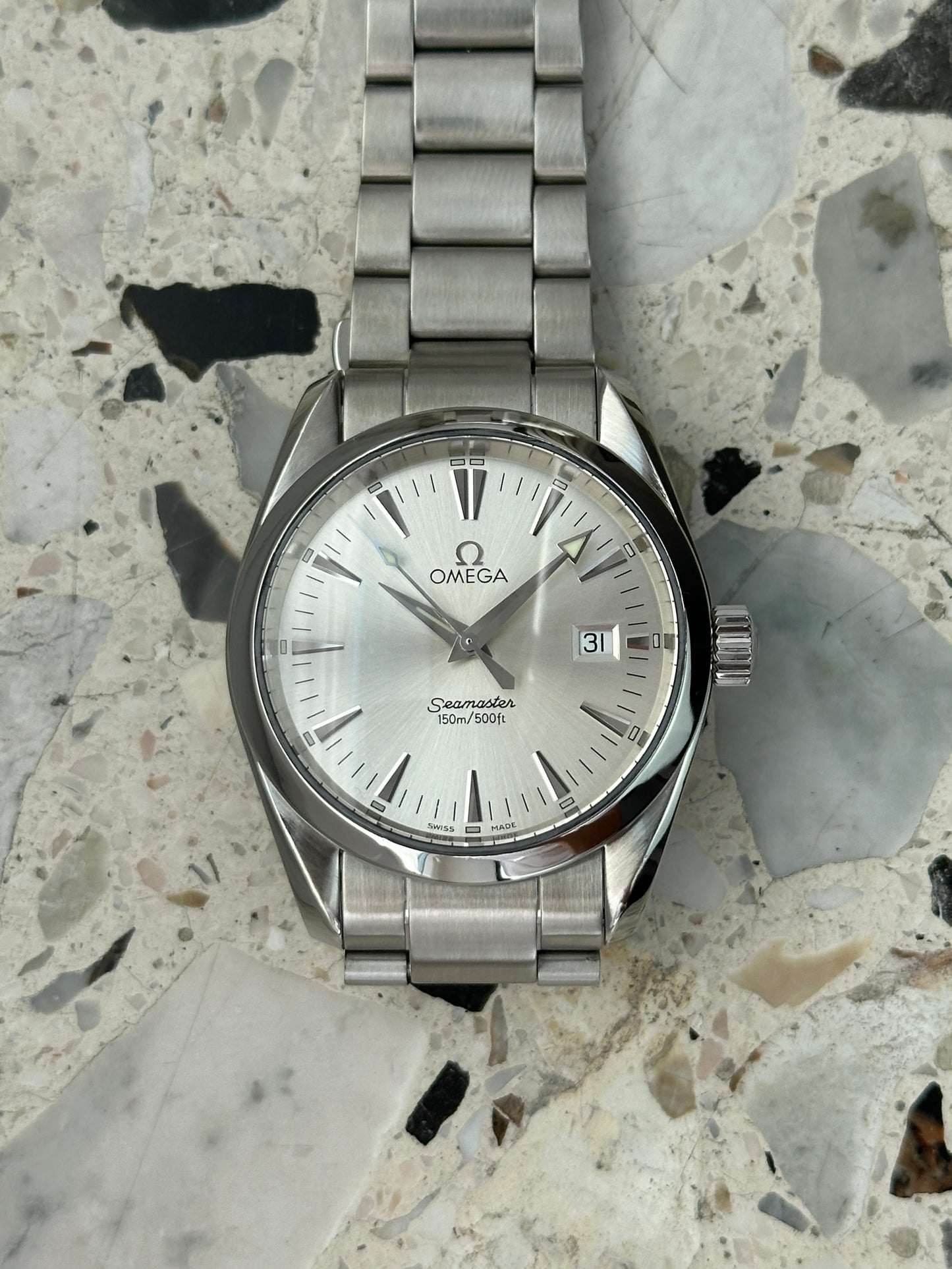 Omega Seamaster 2518.30 Aqua Terra (Silver Dial)
