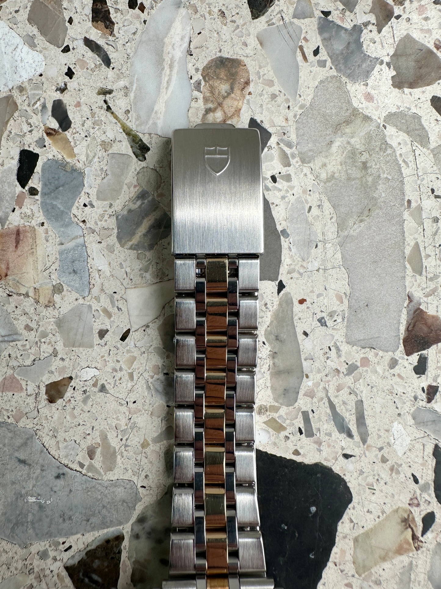 Tudor Prince Date Day (Box & Paper) 76213 - gold sunburst dial