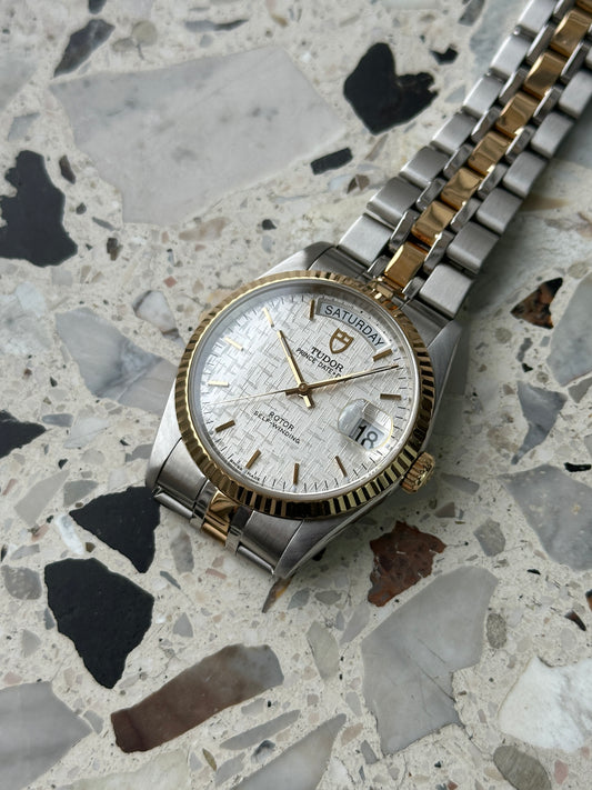 Tudor Prince 76213 Date Day (Full Set) - white linen dial