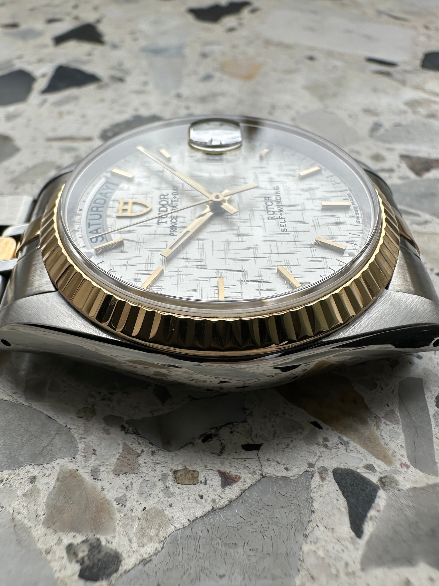 Tudor Prince 76213 Date Day (Full Set) - white linen dial