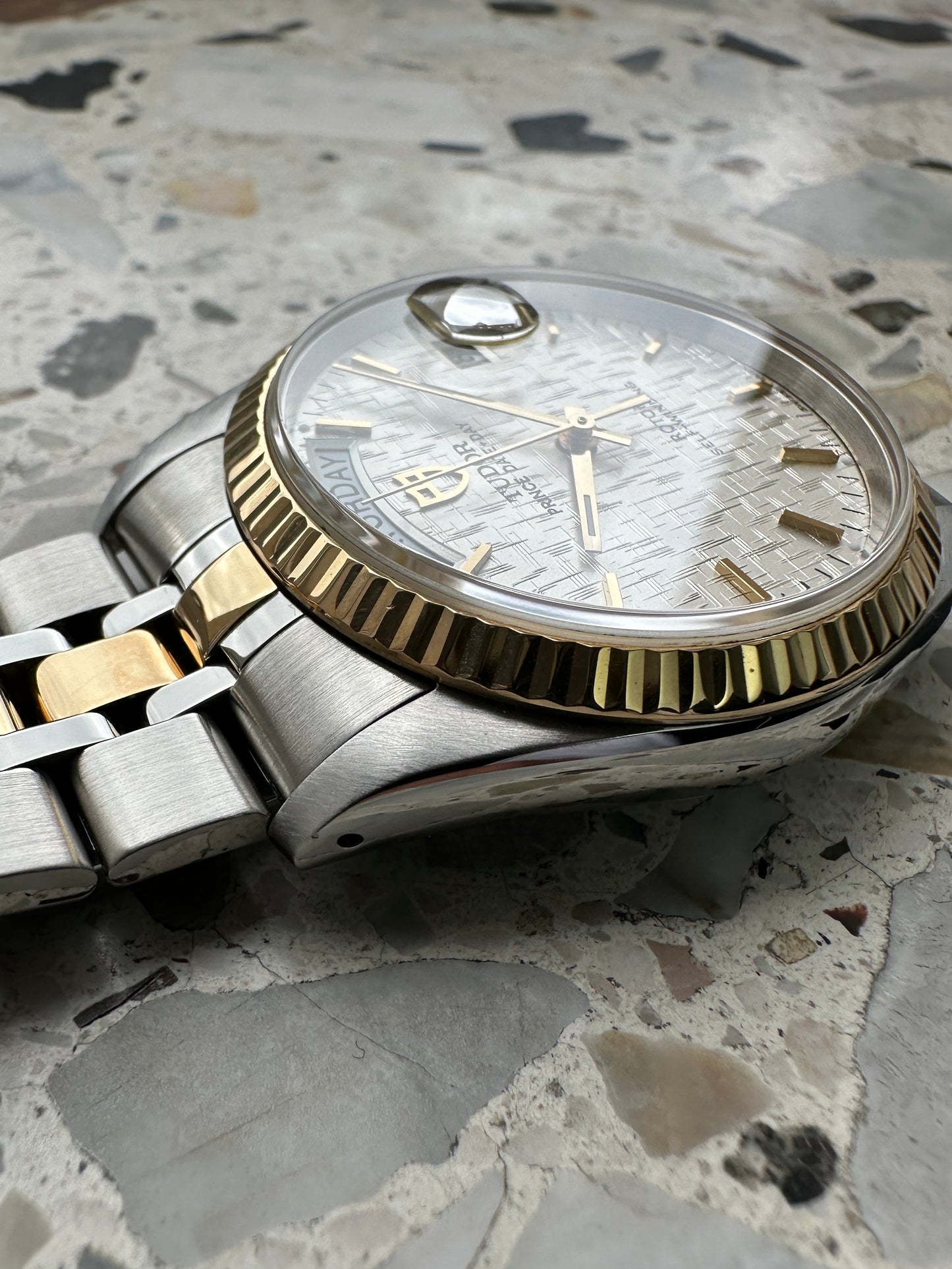 Tudor Prince 76213 Date Day (Full Set) - white linen dial