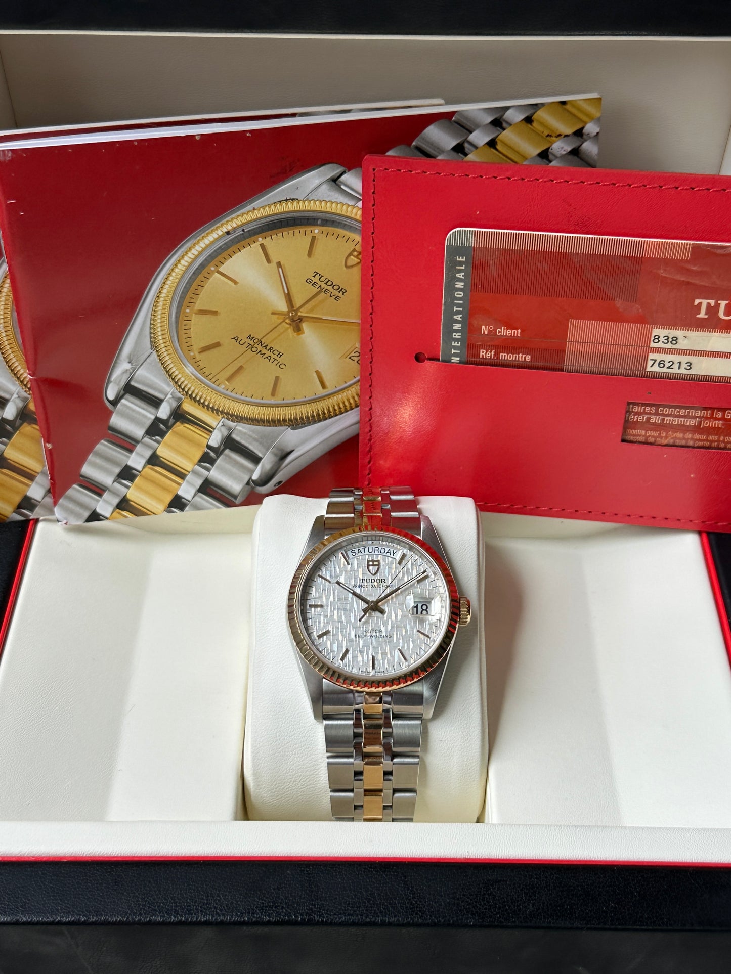 Tudor Prince 76213 Date Day (Full Set) - white linen dial