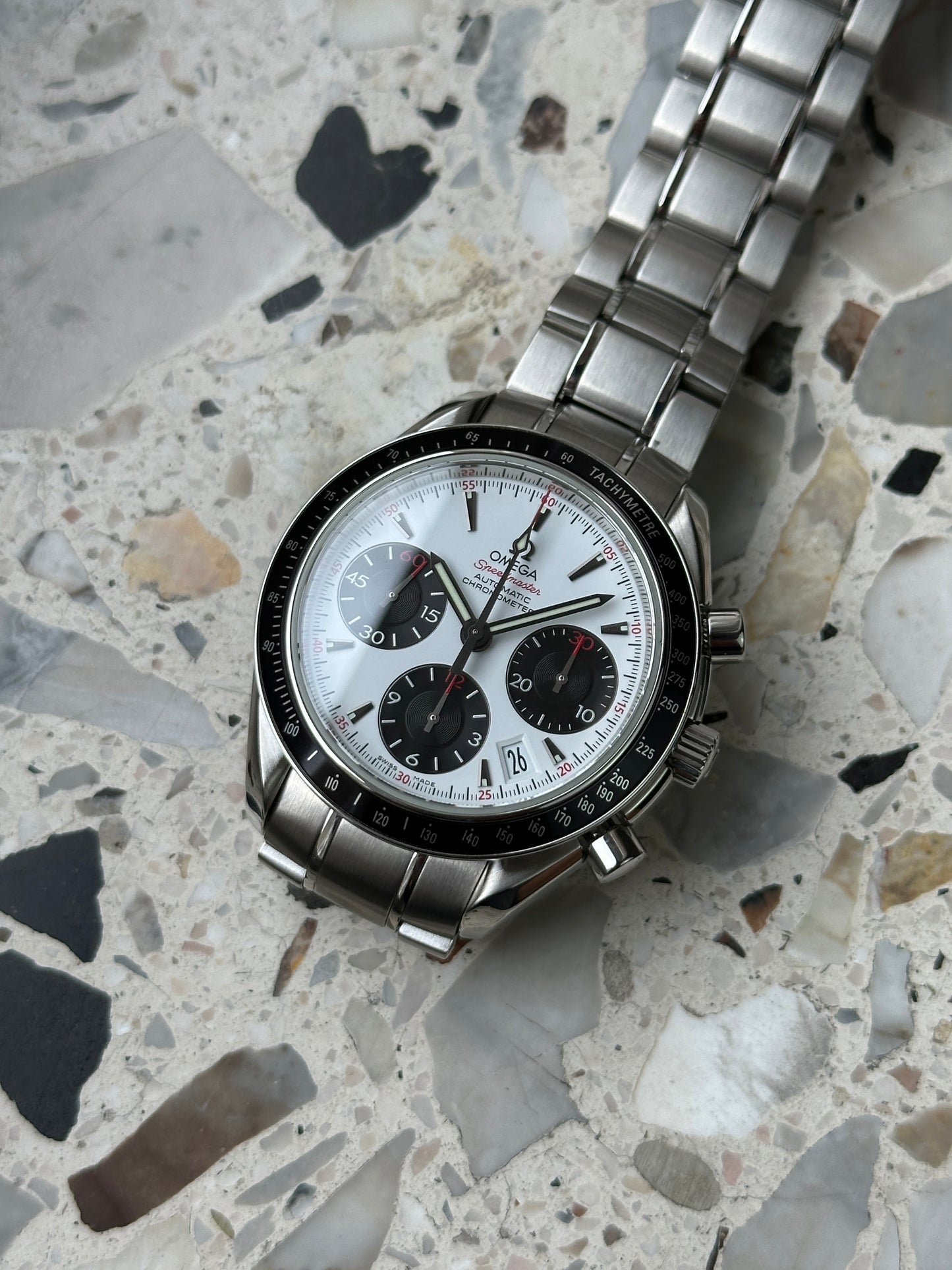 Omega Speedmaster Date - Full Set (Panda Dial) 323.30.40.40.04.001