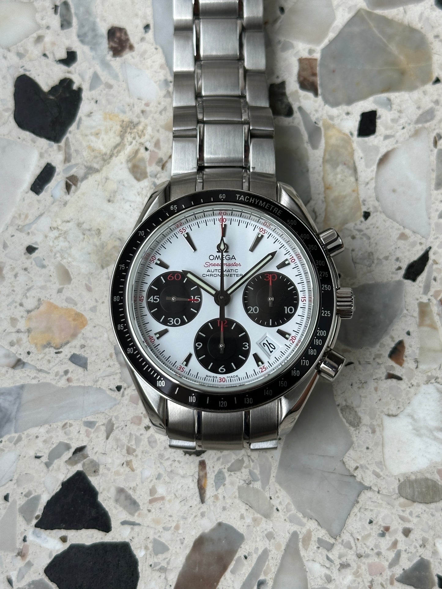 Omega Speedmaster Date - Full Set (Panda Dial) 323.30.40.40.04.001