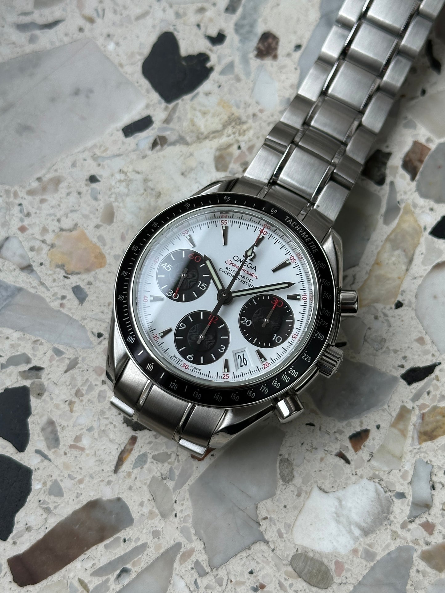 Omega Speedmaster Date - Full Set (Panda Dial) 323.30.40.40.04.001