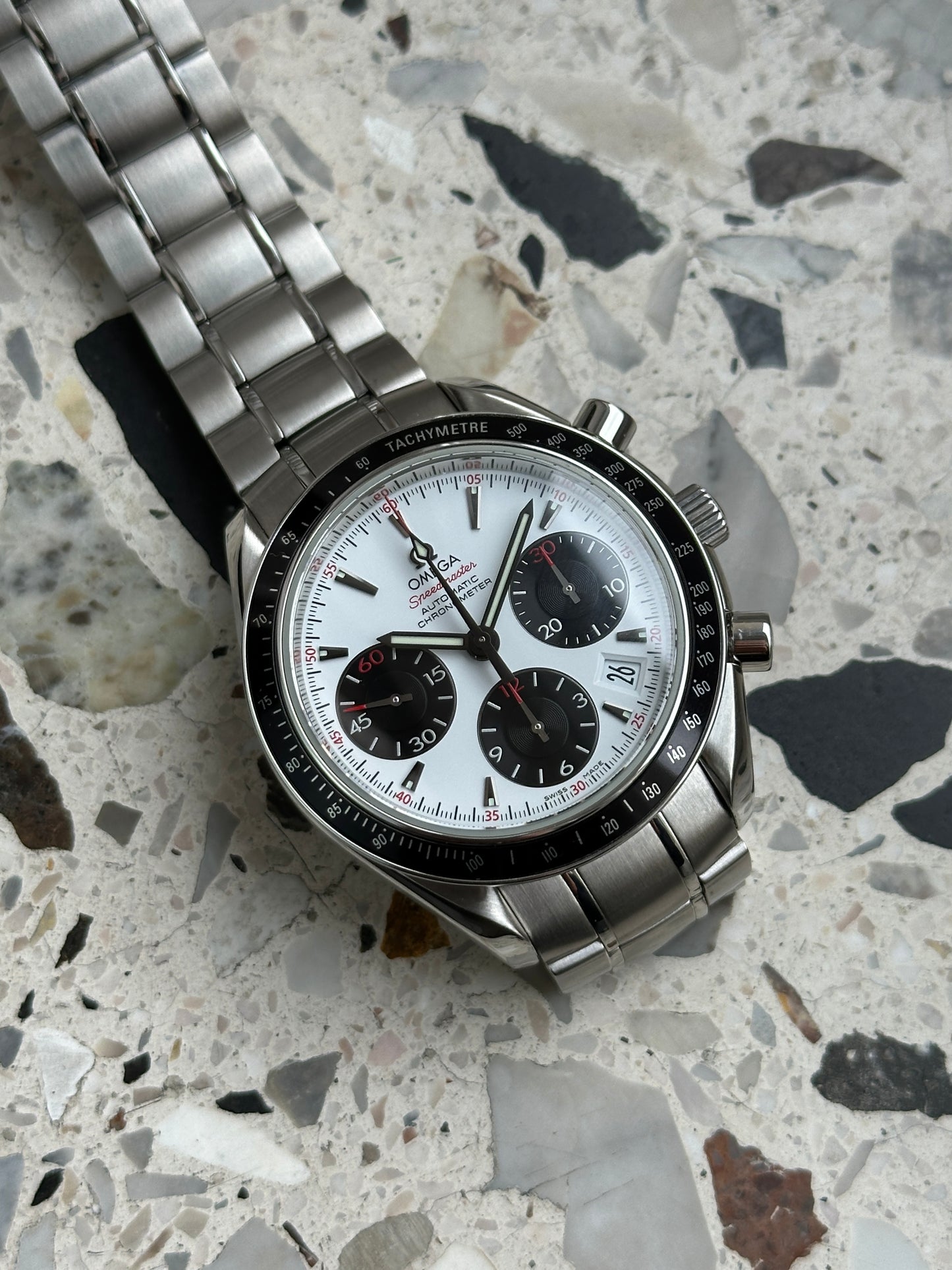Omega Speedmaster Date - Full Set (Panda Dial) 323.30.40.40.04.001