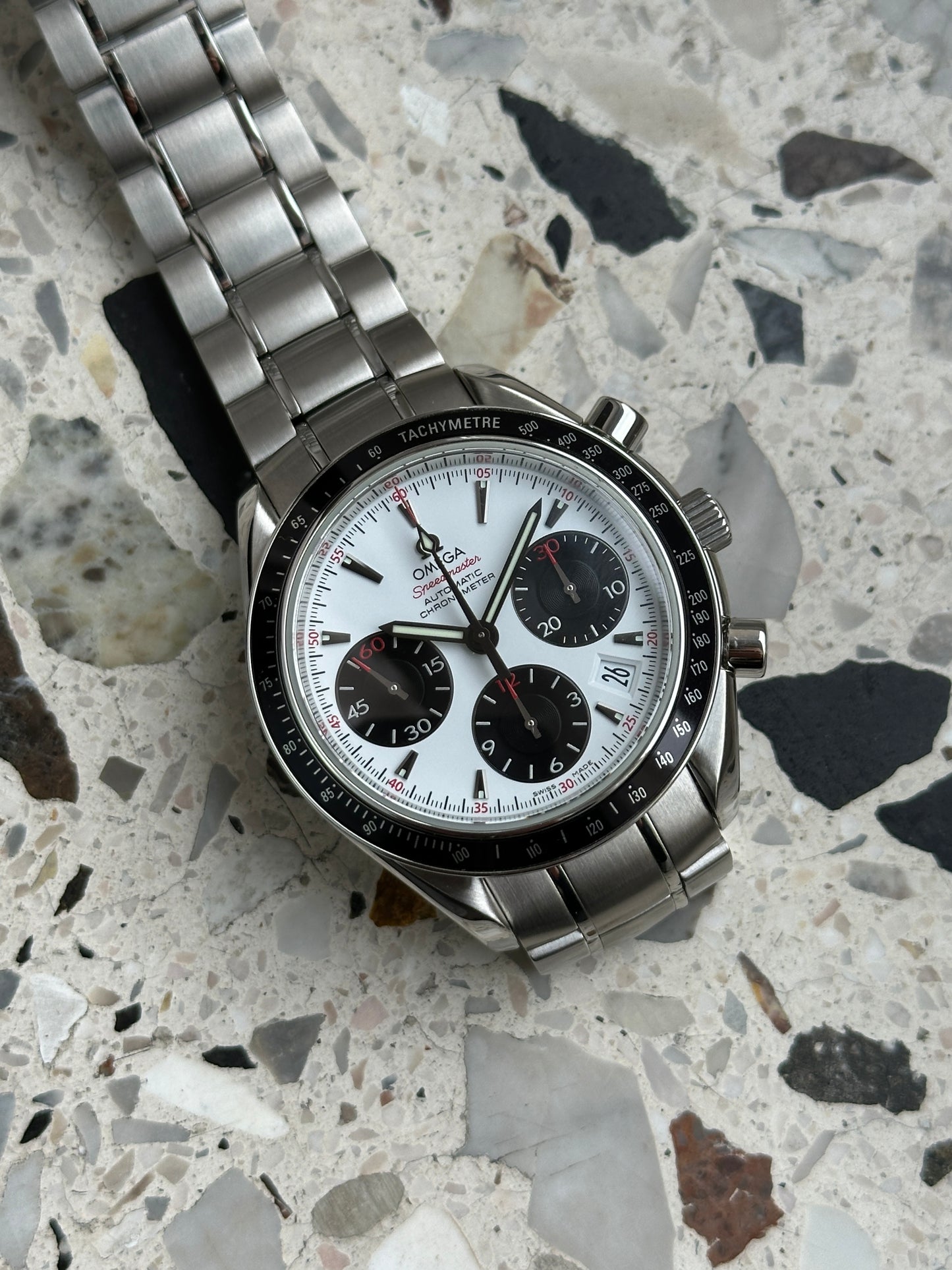 Omega Speedmaster Date - Full Set (Panda Dial) 323.30.40.40.04.001