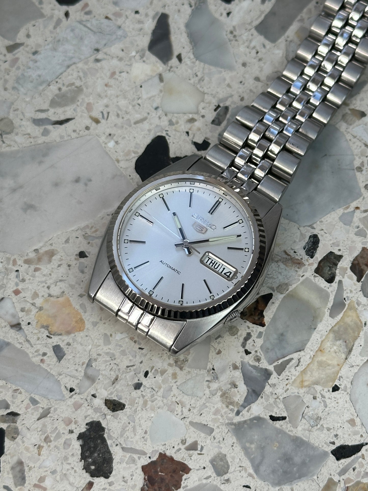 Seiko 5 SNXJ 89 (7s26-3110) Datejust