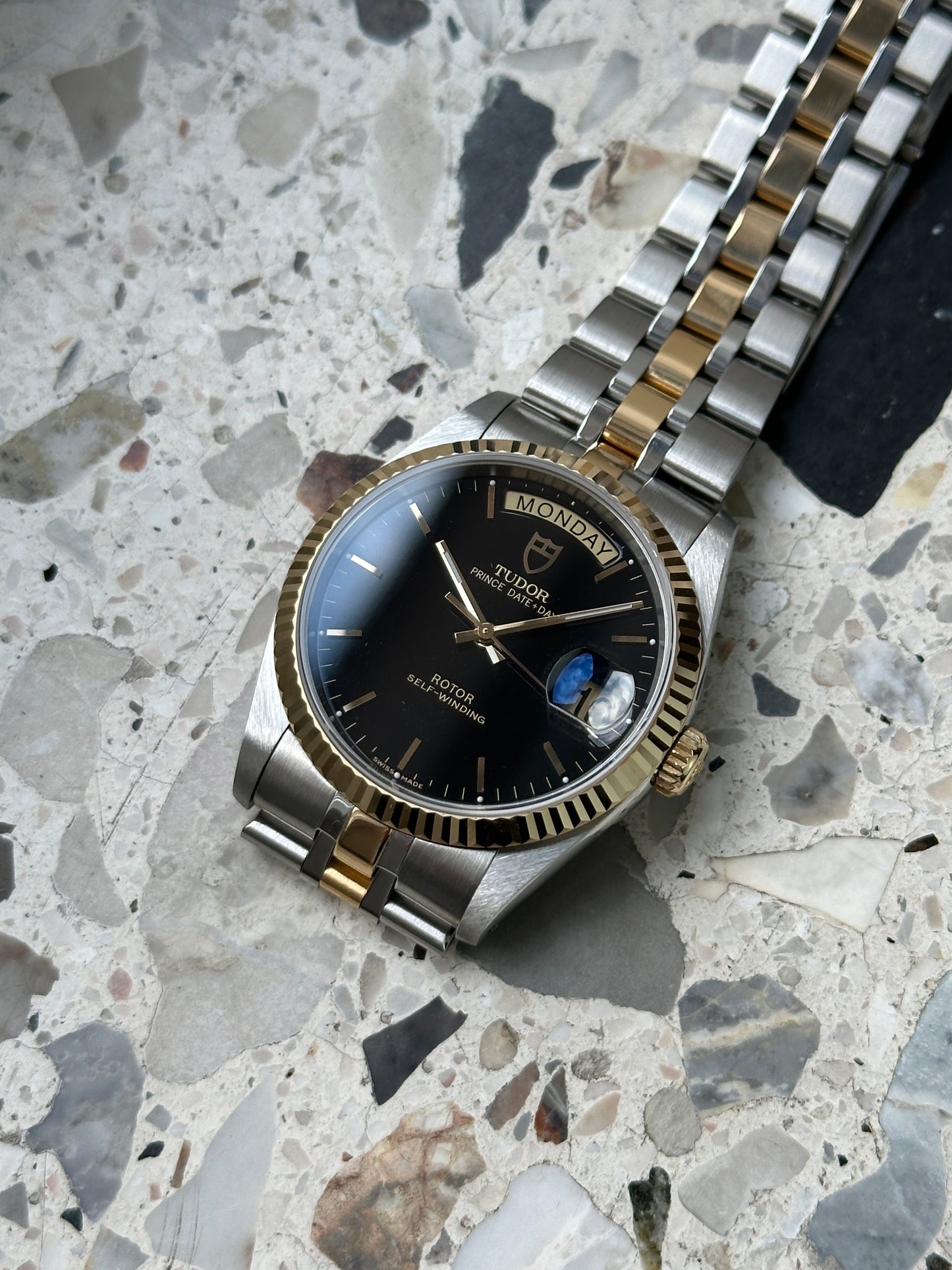 Tudor Prince Date Day (Full Set) 76213 (schwarzes Zifferblatt)
