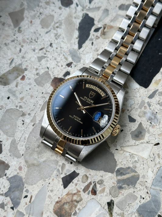 Tudor Prince Date Day (Full Set) 76213 (schwarzes Zifferblatt)