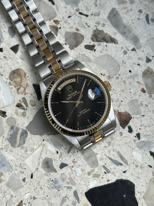 Tudor Prince Date Day (Full Set) 76213 (schwarzes Zifferblatt)