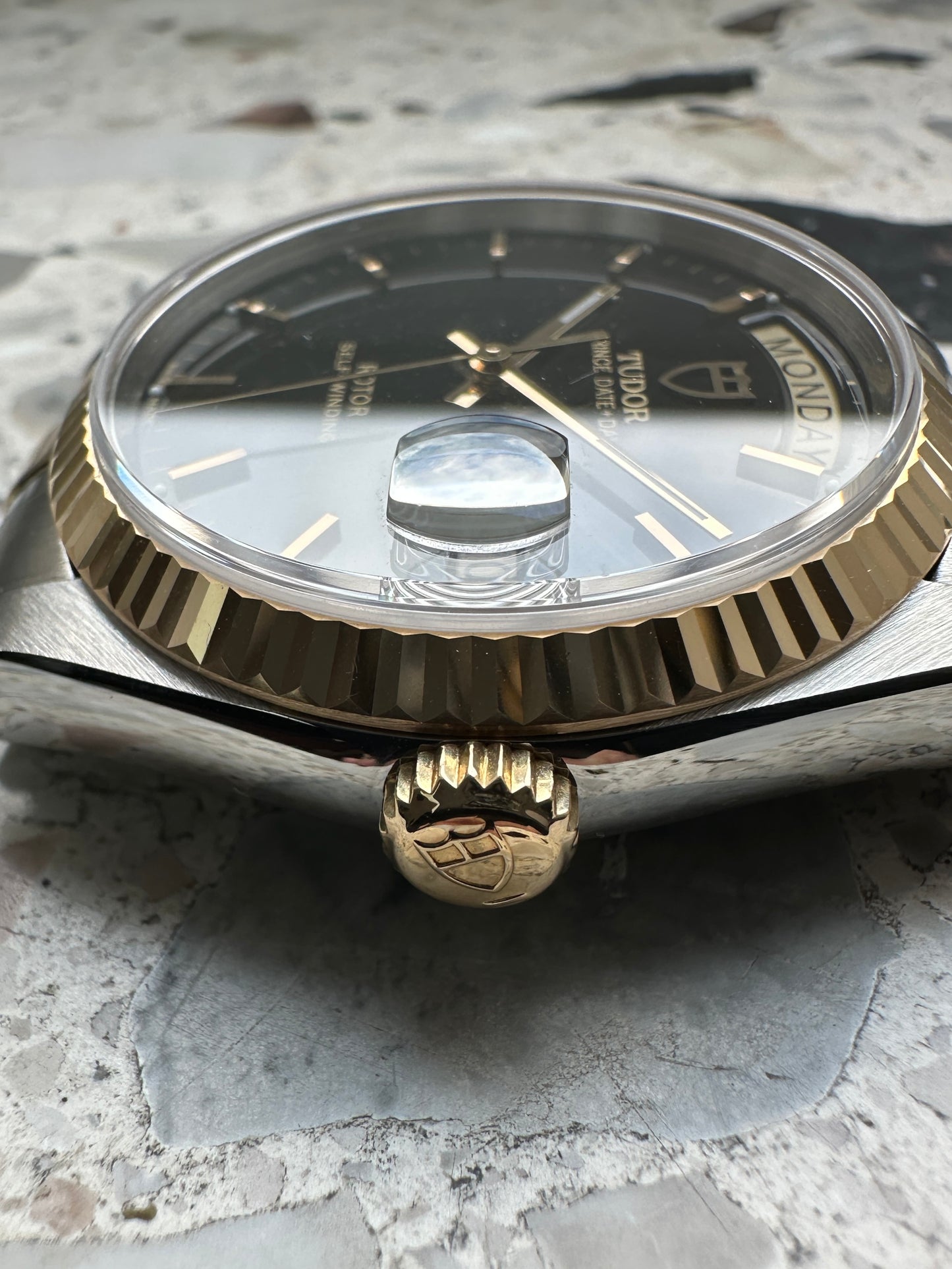 Tudor Prince Date Day (Full Set) 76213 (schwarzes Zifferblatt)