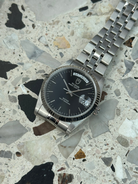 Tudor Prince Date Day (Full Set) 76214 - schwarzes Zifferblatt