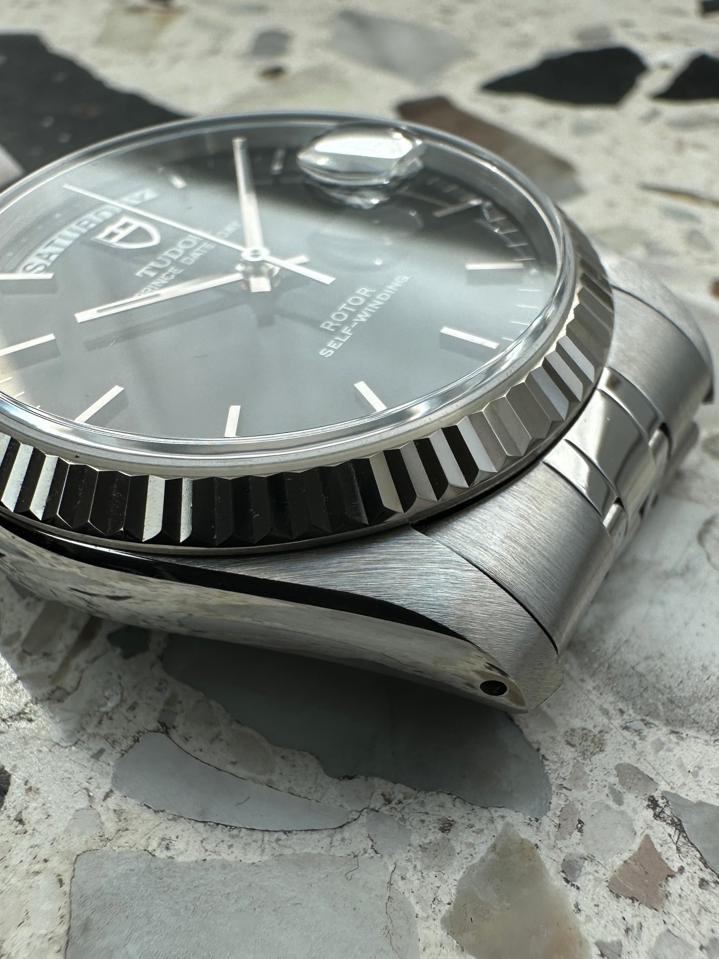 Tudor Prince Date Day (Full Set) 76214 - schwarzes Zifferblatt