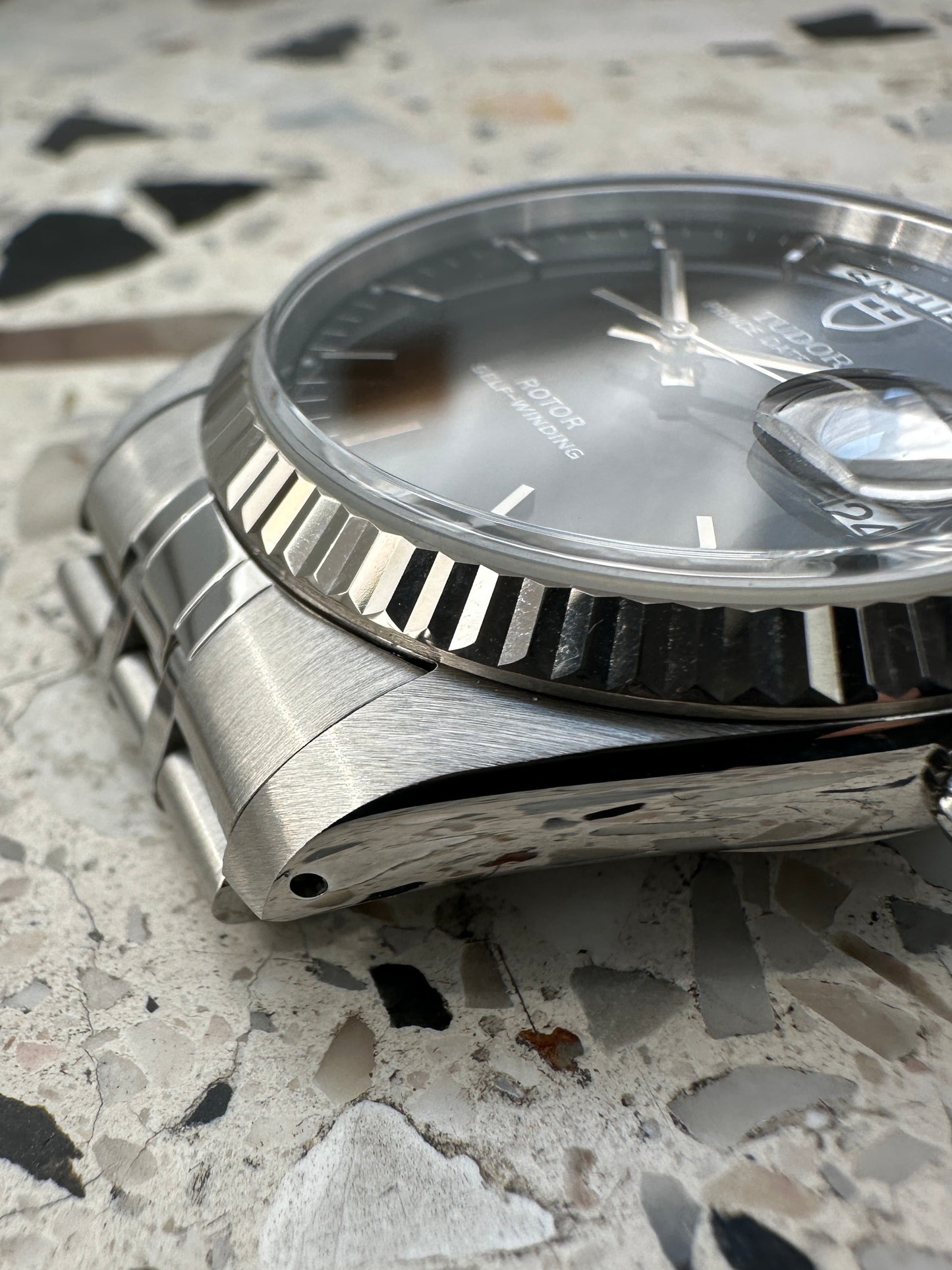 Tudor Prince Date Day (Full Set) 76214 - schwarzes Zifferblatt