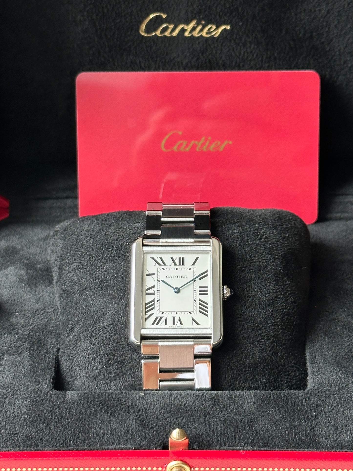 Cartier Tank Solo 3169 (Box & Paper) W5200014