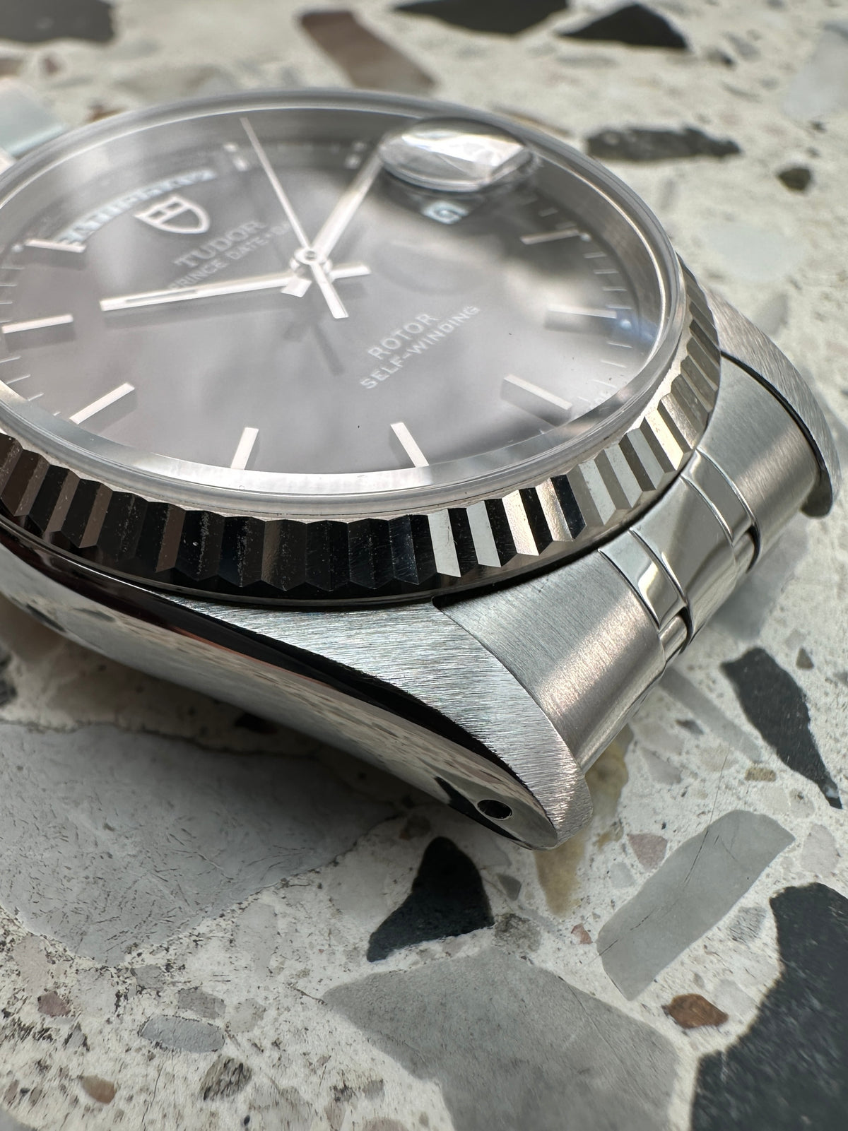 Tudor Prince Date Day (Full Set) 76214 - schwarzes Zifferblatt