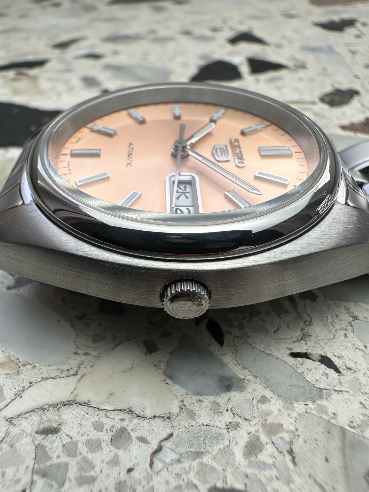 Seiko 5 7s26-0430 (Pink / Salmon Dial) SNXA011