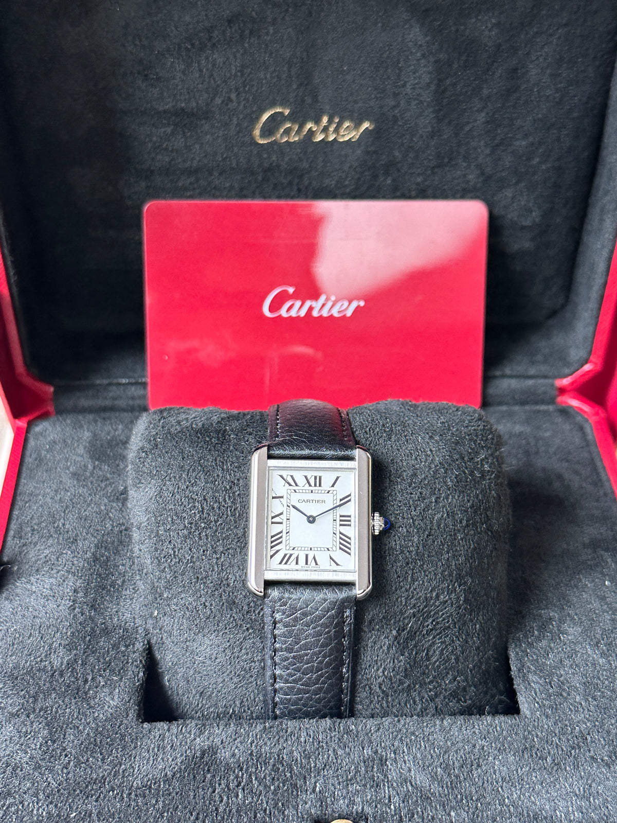 Cartier Tank Solo Box (Paper & Guaranty 06.2028) 3170 WSTA0030