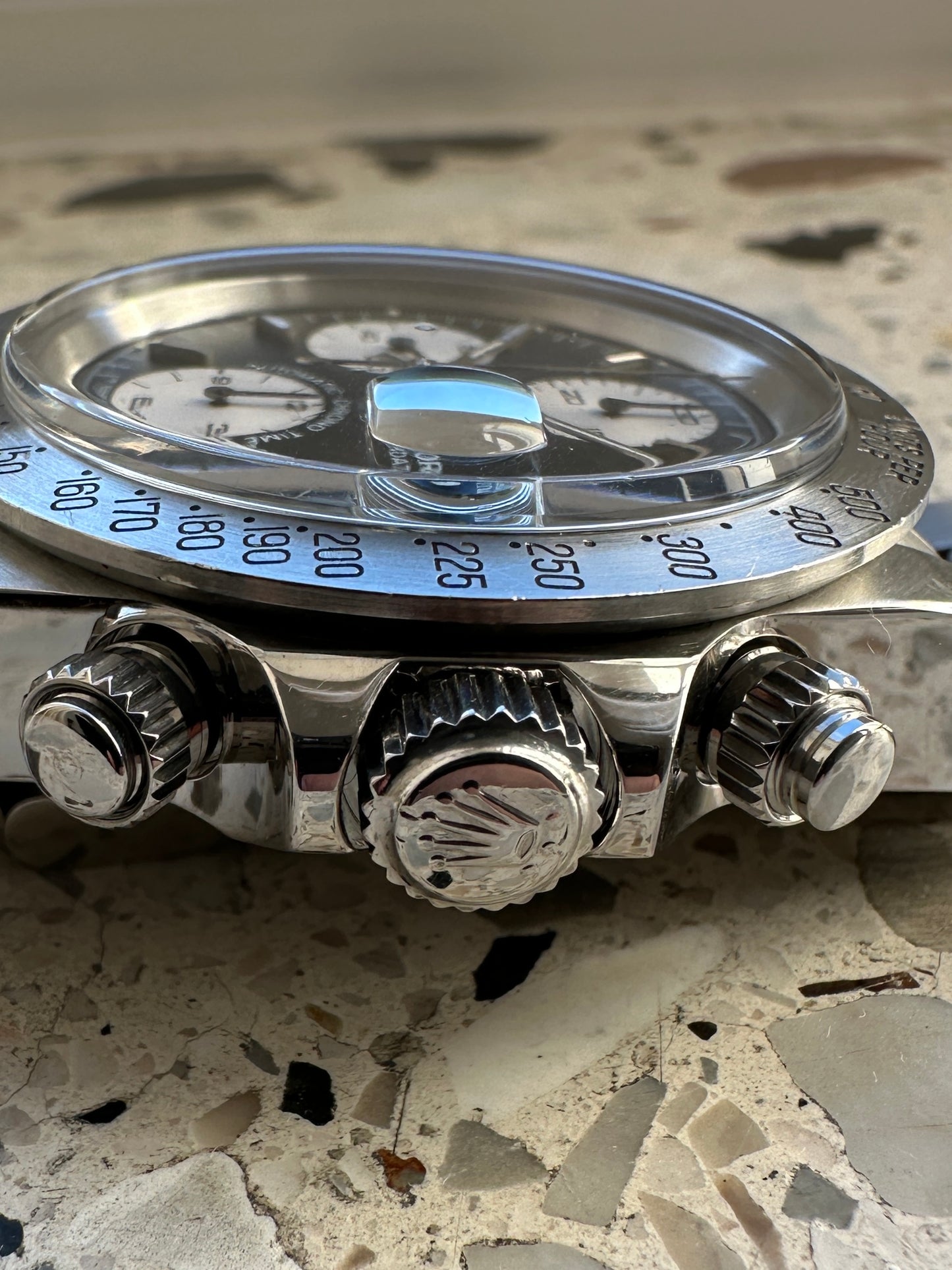 Tudor Oysterdate Big Block 79180 Daytona (Rolex Case & Crown)