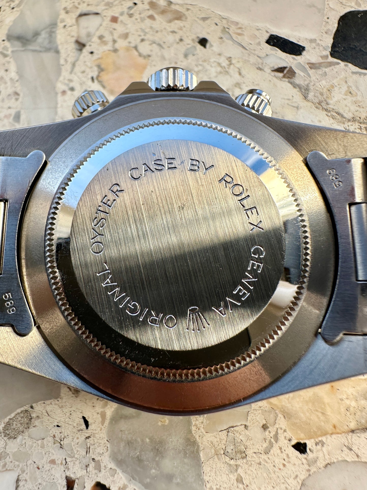 Tudor Oysterdate Big Block 79180 Daytona (Rolex Case & Crown)